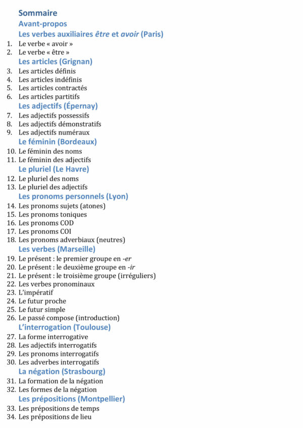 Prochain arrêt...GRAMMAIRE - Niveau débutant DELF A1 prim/junior – Image 2