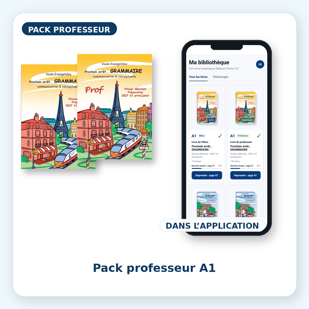 Pack professeur A1 - Édition élève + Édition professeur