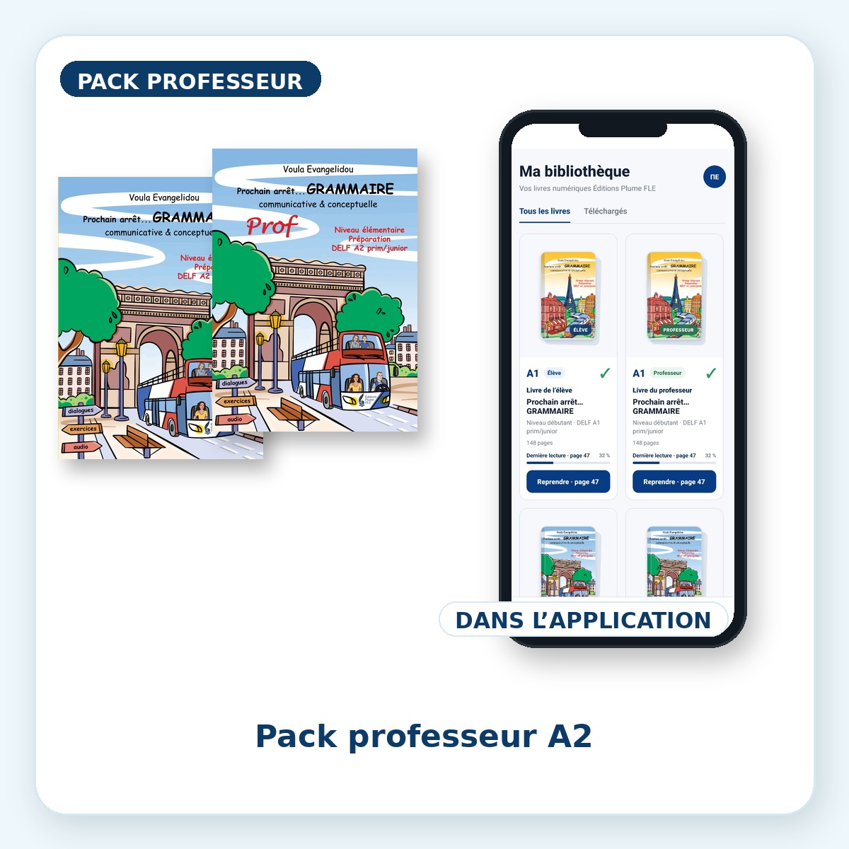 Pack professeur A2 - Édition élève + Édition professeur